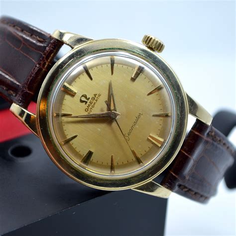 1950s omega seamaster gold|omega seamaster old models.